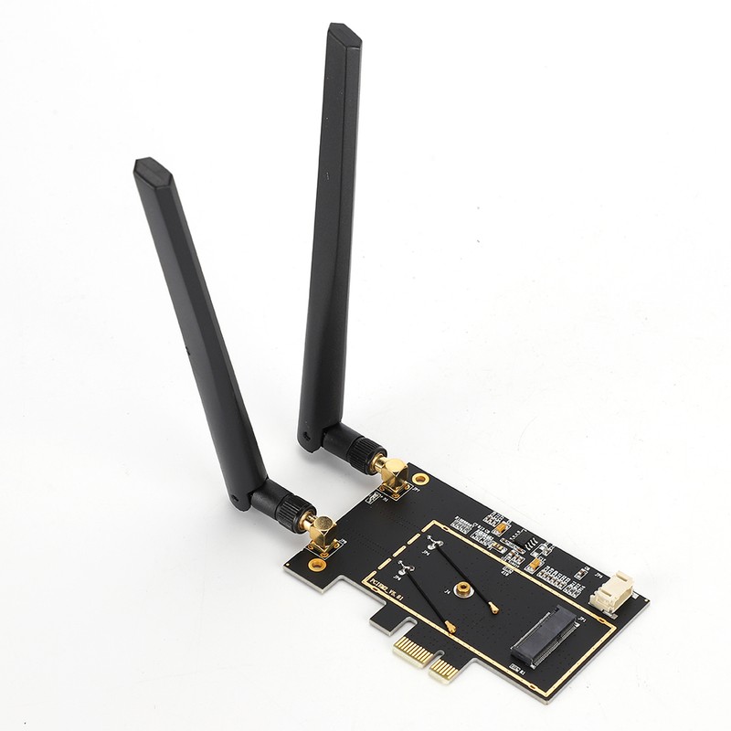 M.2 NGFF to PCI-E 1X Desktop WIFI WLAN Adapter Network