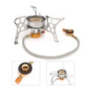 Camping Stove Portable Aluminum Alloy Stainless Steel Practical Outdoor Cooking