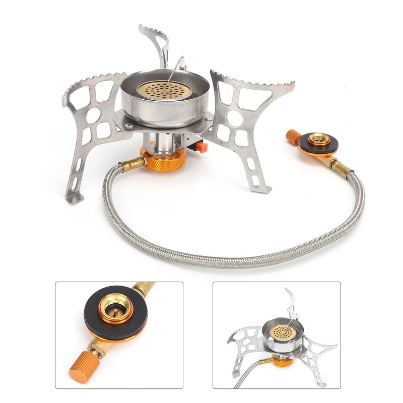 Camping Stove Portable Aluminum Alloy Stainless Steel Practical Outdoor Cooking