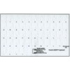 French AZERTY Keyboard Sticker with White Lettering Transparent Background