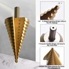 GothicBride Step Drill Bit 4-42 mm HSS Taper Drill 14