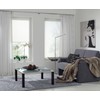 GARDINIA 33180 Deckenträger für Gardinenstangen mit zwei Innenläufen, Alle Montage-Teile