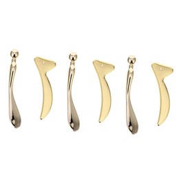 Healvian 6pcs Eye Cream Applicator Wand Facial Massage Scraping Board Travel-sized Skin Care Tools for Men and Women Cooling Metal Spatula for Cream Application and Facial Massage