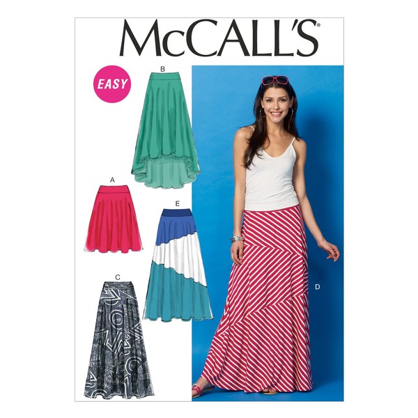 McCall Pattern Company M6966 Misses' Skirts, Size ZZ "LRG-XLG-XXL"