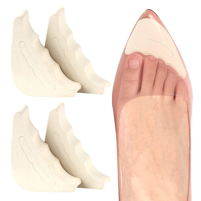 Toe Filler Inserts [4 Pairs] for Shoes Too Big, Adjustable