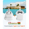 LENCENT Type D and G Travel Adapter Plug Adapter for