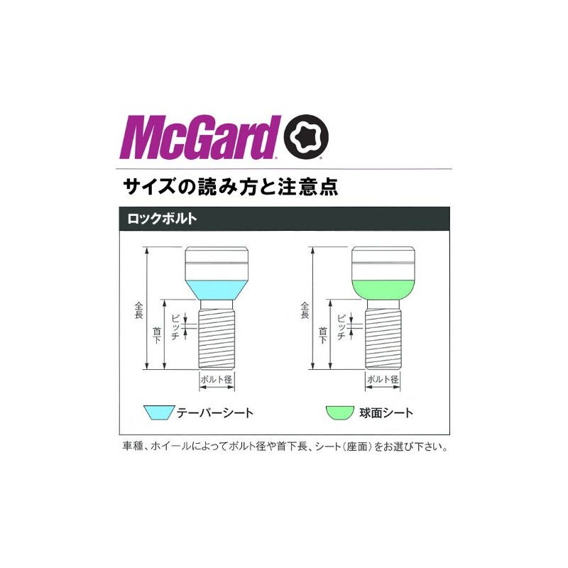 McGard Mac Guard MCG Locking Bolts m14x1 25x28 X –