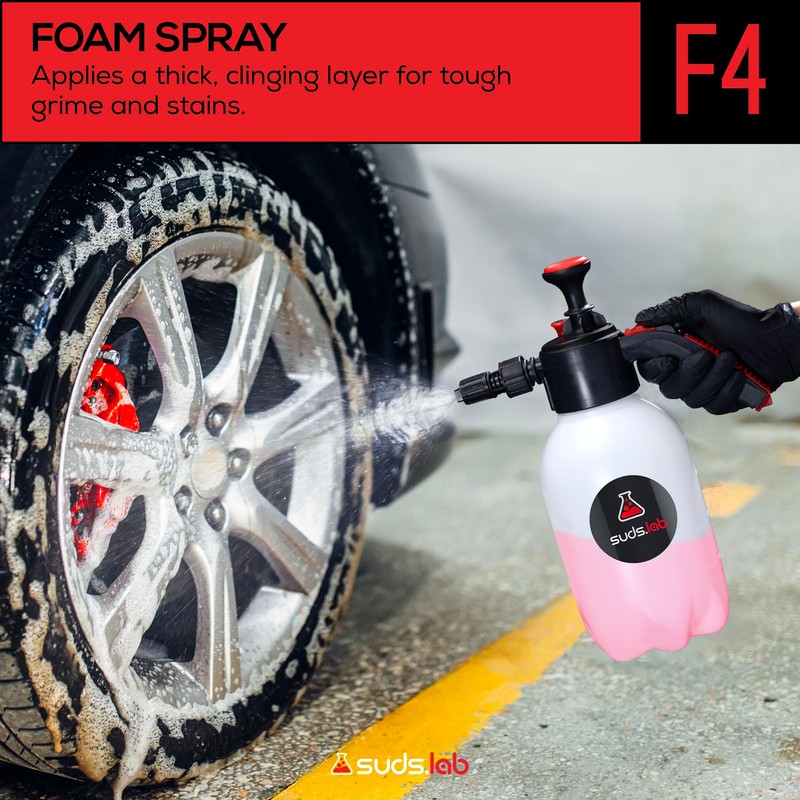 Suds Lab F4 Foaming Pump Sprayer with 70 oz UV