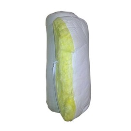 No Fiberglass Water Heater Insulation Blanket White
