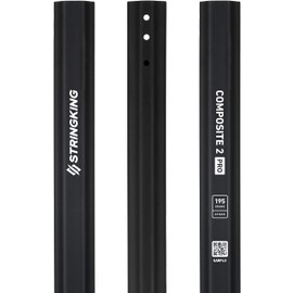 StringKing Composite 2 Pro Attack - Men's Lacrosse Shaft (195 Grams - Black)