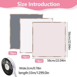 30 Sheets Flower Wrapping Paper, Waterproof Bouquet Wrapping Paper with 1 Roll Ribbon, Gold Edge Flower Bouquet Wrap Papers for DIY Crafts Gift Packaging