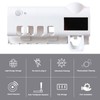 UV Toothbrush Holder with 1200mAh Battery Smart Induction Wall Mount