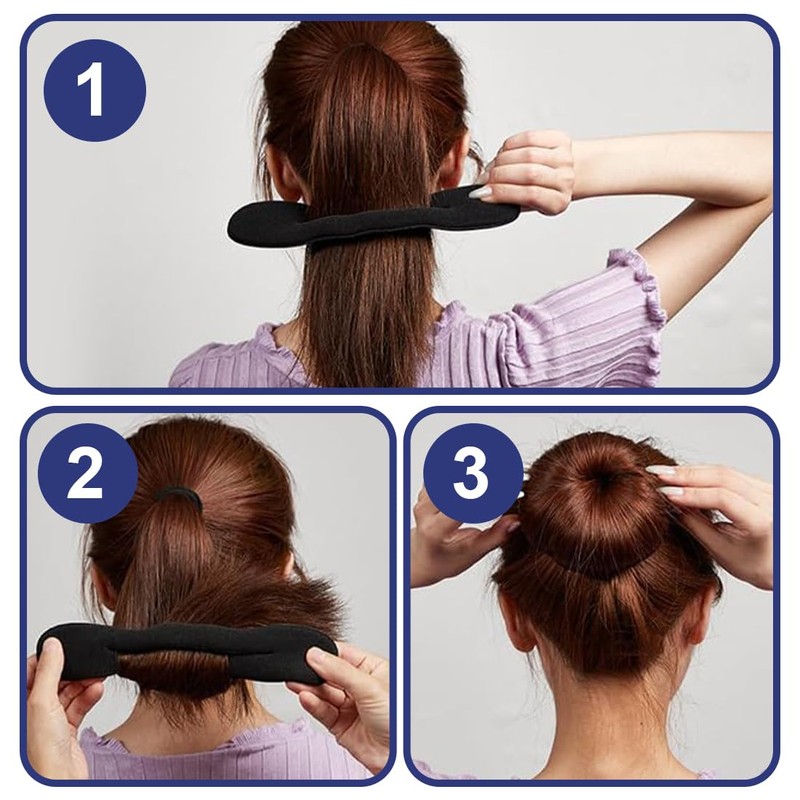 4 Stück Bun Maker, Pillow Top Hair Stylist, Hair Plate