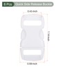 YOKIVE 8 Pcs Plastic Buckles, Dual Adjustable Snap Clips |