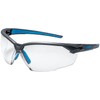 Uvex suXXeed Safety Glasses for Work and Laboratory, Transparent/Anthracite Blue