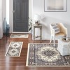 Home Dynamix Ariana Ksara Traditional Medallion 3-Piece Area Rug Set,