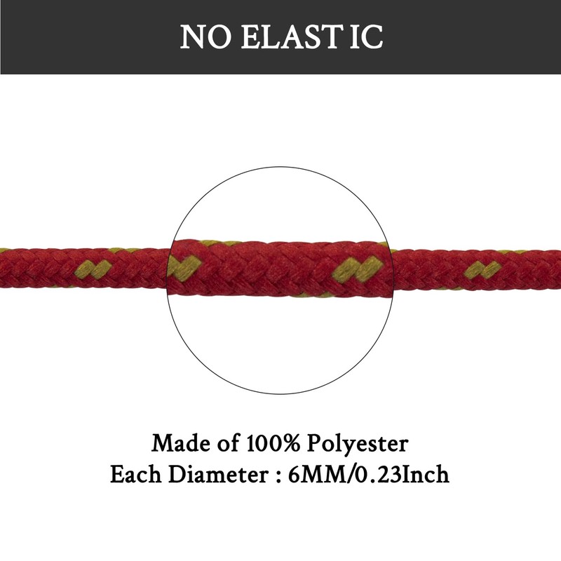 Shoelaces for Columbia Boots Replacement Round Shoe Laces Hiking Strings(Color:Red&Brown,Size:63Inch)