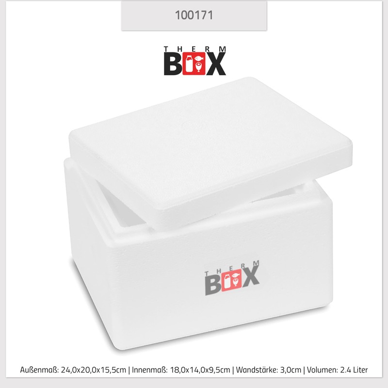 THERM BOX Polystyrene Box 2 W 24 x 20 x