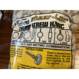 Shear Loc Lot of 20, Converts M4 socket screw into Thumb Screw Knob, New