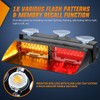 Nilight Emergency Strobe Lights, Windshield Hazard Warning Safety Flash Lights