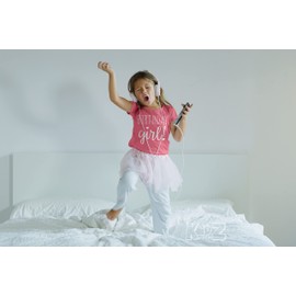 Happy Birthday T-Shirt (Girls 1 to 12) Sassy Kids Party Tee - Sweet Baby/Toddler Outfit 4T Mauve Heather SS