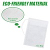 100 Pcs Reusable Tea Bags 9 x 7 cm Empty
