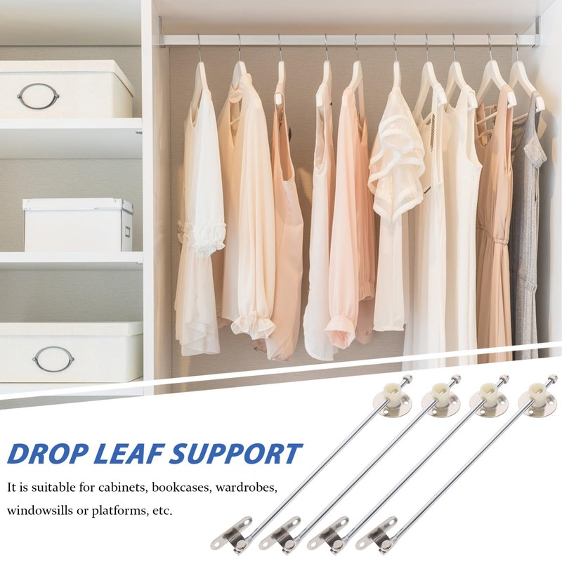 LALAFINA 4pcs Lid Support Hinge Kitchen Cabinet Hinges Soft for