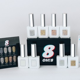 motive Mostive Opal OH8 Glitter Gel 8-piece set / 모스티브 오팔 OH8 글리터젤 8종 세트