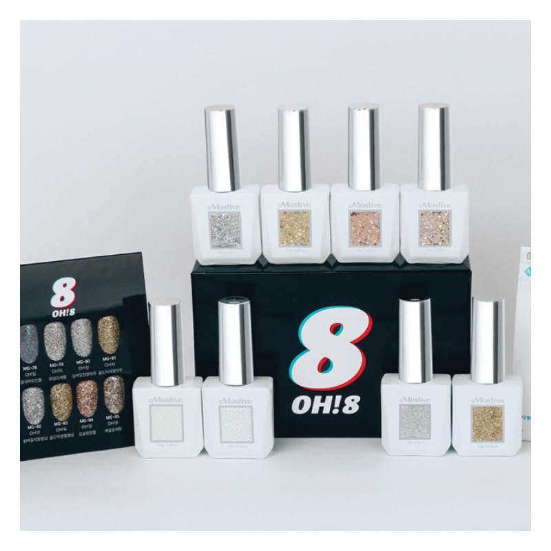 motive Mostive Opal OH8 Glitter Gel 8-piece set / 모스티브