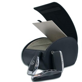 Faraday Box Car Key Signal Blocker Box Large Keyless Entry Car Key Fob Safe Protector Anti-Theft RFID Signal Blocking Box Case for Car Keys – CEG-90 by Connected Essentials