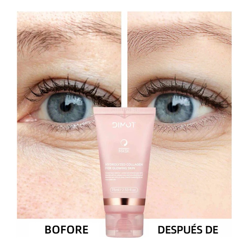 🔥 Mascarilla nocturna collagen wrapping reafirma hidrata 75ml todo tipo