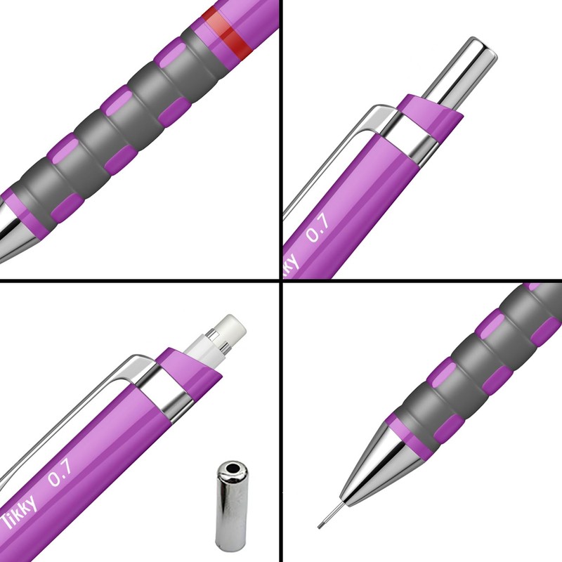 Rotring Tikky Mechanical Pencil, HB, 0.7 mm, Purple
