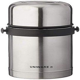 UNIWARE Insulated Stainless Steel Thermos Flask with Carrying Handle and Strap (800ML)
