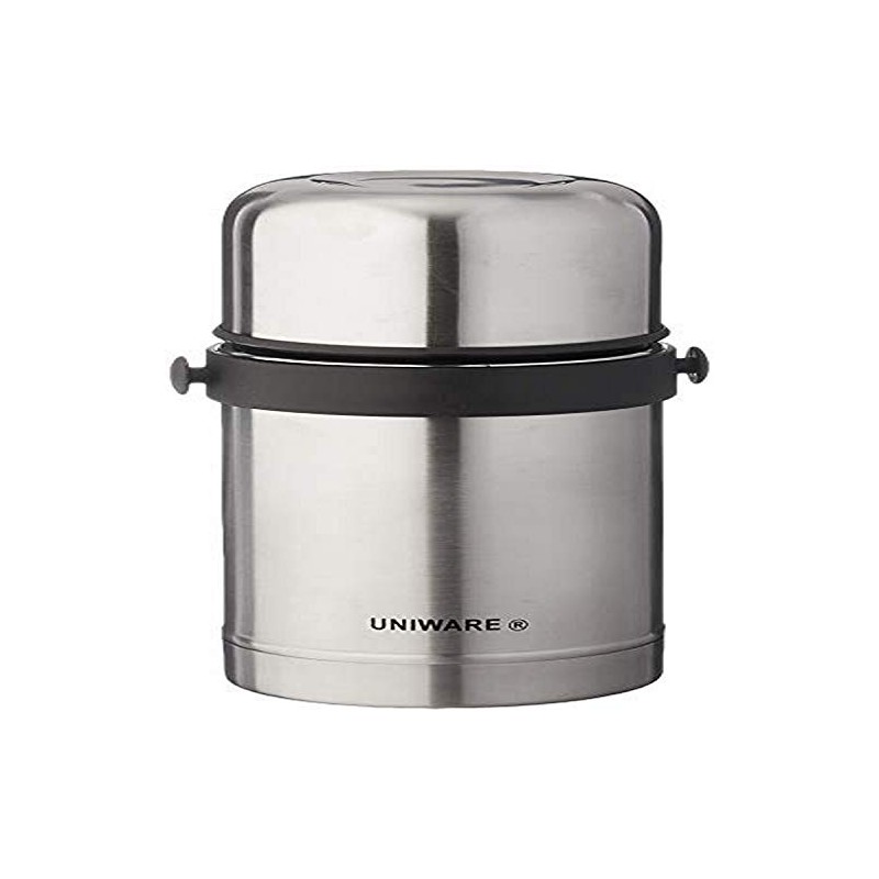 UNIWARE Insulated Stainless Steel Thermos Flask with Carrying Handle and