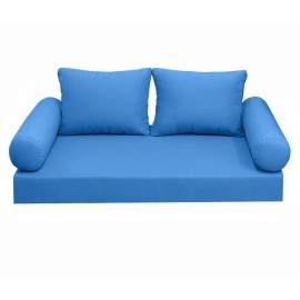 Unbranded |SLIPCOVER ONLY|S1 Daybed Mattress Bolster Pillow Covers Knife Edge TwinXL AD102