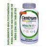 Multivitamínico Centrum Silver Adultos 50+ Con 325 Tabletas Sin Sabor