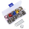Snap Fastener Kit Metal Press Stud Leather Tich Button Tool