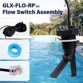 Conjunto de interruptor de flujo GLX-FLO-RP para sistema de sal Aquarite Hayward Goldline, sensor de flujo de piscina adecuado para celdas de sal Hayward y generador de cloro, con interruptor de flujo