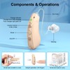 Rechargeable Hearing aids for Seniors, Behind-The-Ear Hearing aids, Digital amplifiers