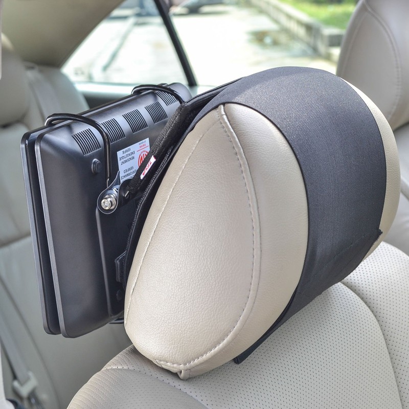 TFY Tablet Car Headrest Holder Mount Adjustable Angle with Clasp