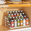 RCHYFEED Spice Rack Organizer for Cabinet, 4 Tier Spice Organization