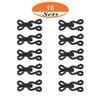10 Sets Fabric Covered Hook and Eye Closures Bra Fasteners