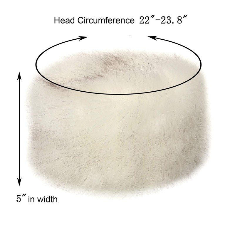 Soul Young, Women's Faux Fur Hat, Winter Hat, Warm Soft