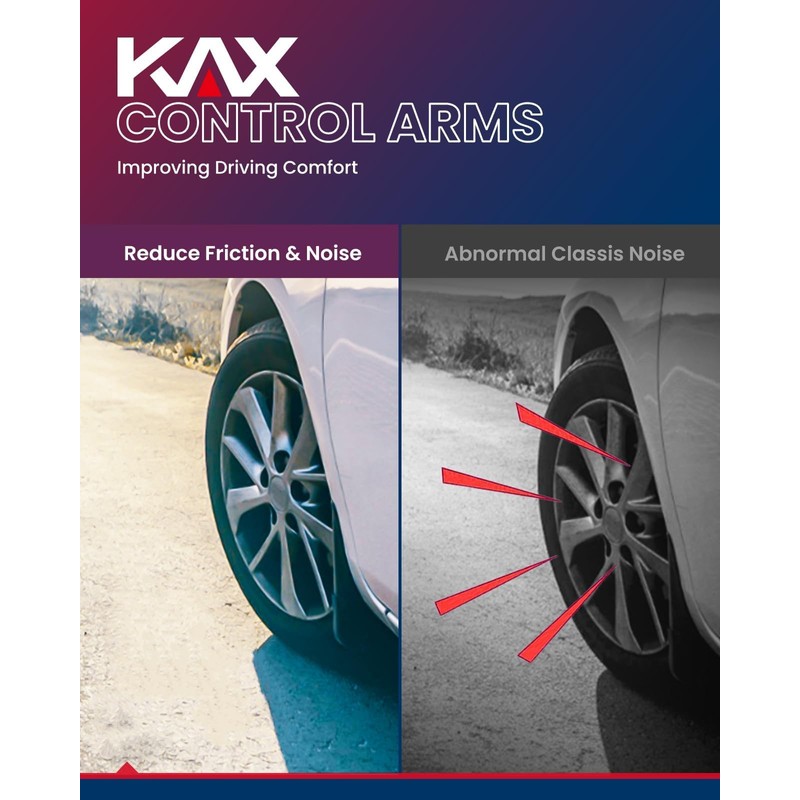 KAX 2-4“ Lift Front Upper Control Arms Replacement for To-yo-ta