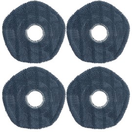 4 Pcs Mop Cloths Pads Replacement for Eufy X10 Pro Omni X9 Pro Robot Vacuum Spare Parts, Washable and Reusable Mopping Pad