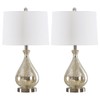 Maxax Glass Table Lamp Set of 2 for Living Room,
