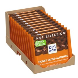 Ritter Sport nut class honey Salt Almond chocolate bar (11 x 100g)