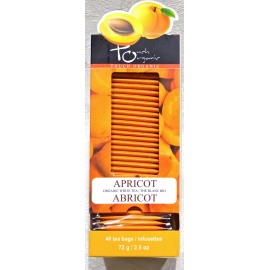 Touch Organic APRICOT WHITE Tea Bags, 40 Bags, 2.5 oz