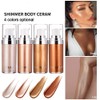 Mysense Body Contour Highlighter Makeup,Face Body Glow Illuminator,Waterproof Smooth Liquid