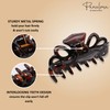 Parcelona French Double Loop MEDIUM Celluloid Tortoise Shell Claw Clip